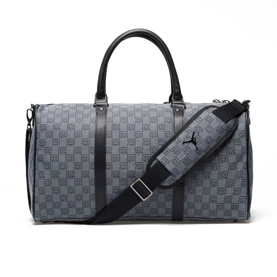 Bolsa Duffel Bag Jordan Monogram Dark Smoke Grey Preto - ByDunky - Store