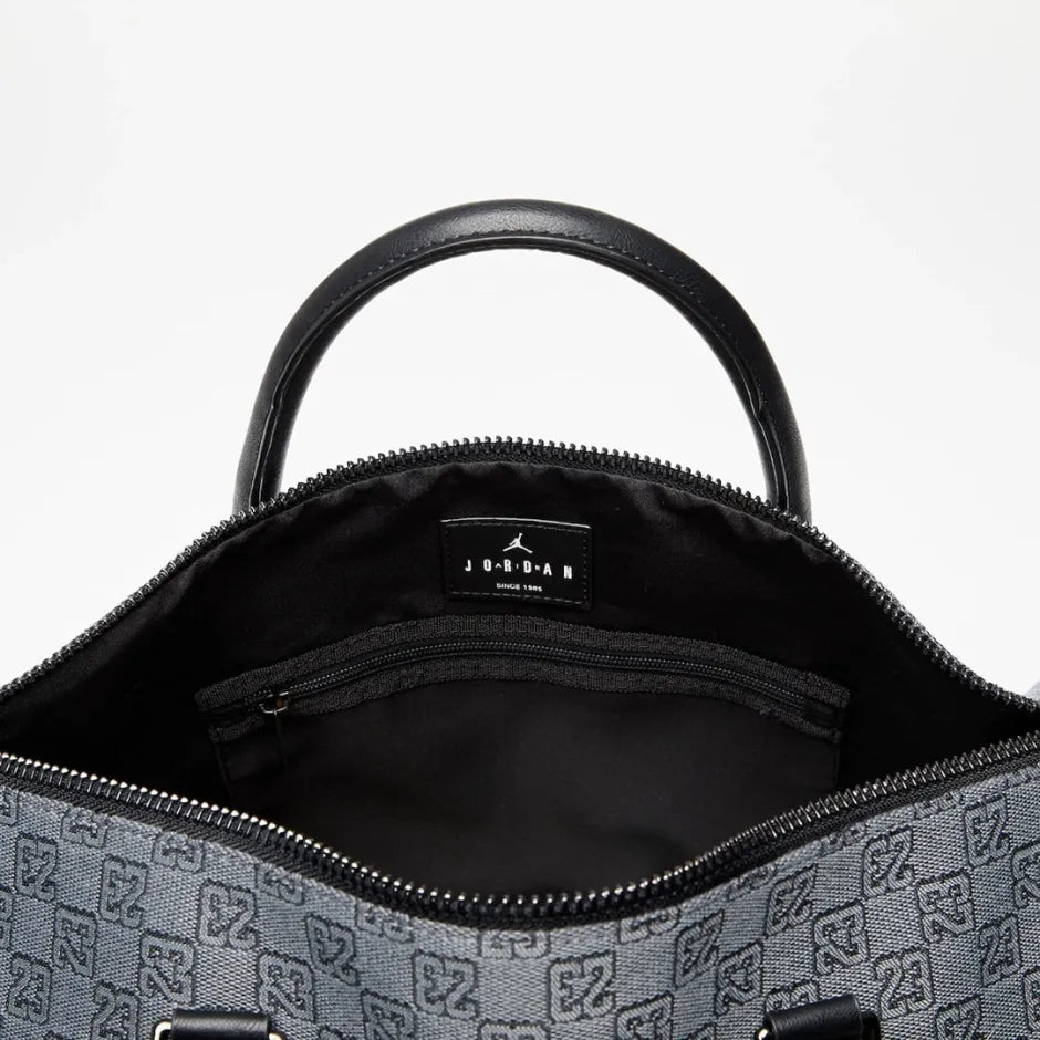 Bolsa Duffel Bag Jordan Monogram Dark Smoke Grey Preto - ByDunky - Store