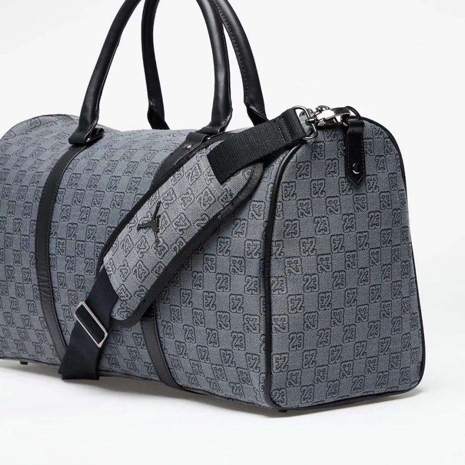 Bolsa Duffel Bag Jordan Monogram Dark Smoke Grey Preto - ByDunky - Store