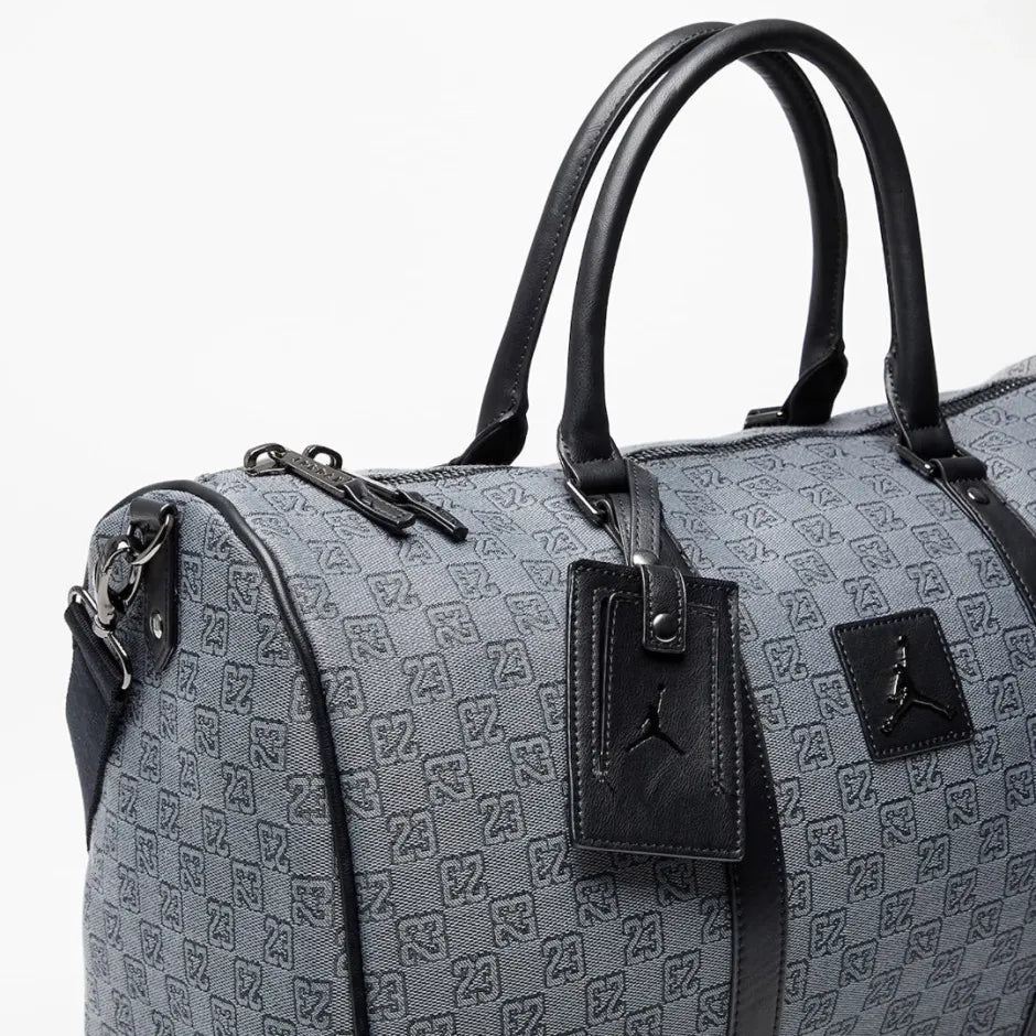 Bolsa Duffel Bag Jordan Monogram Dark Smoke Grey Preto - ByDunky - Store