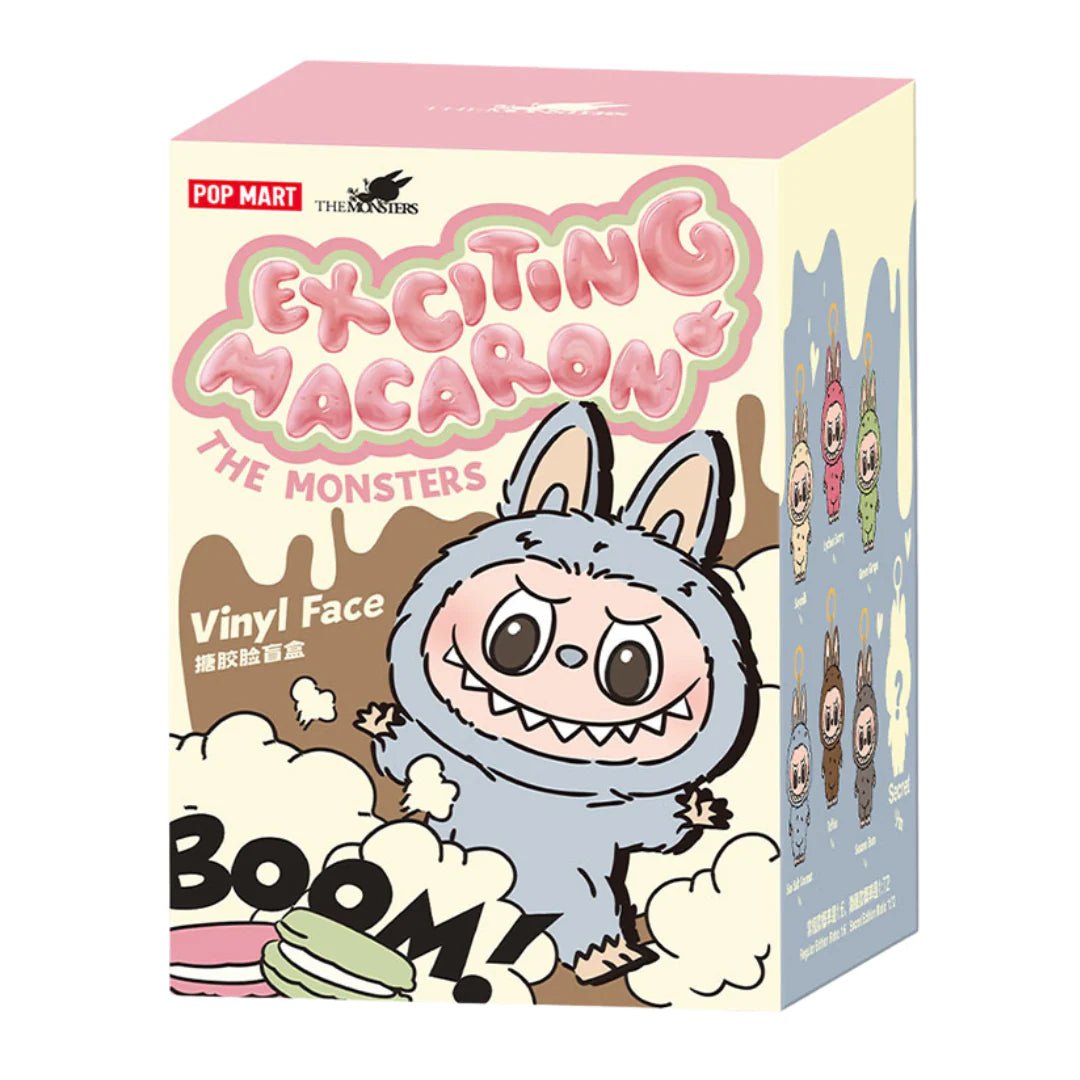 Boneco Pop Mart Labubu The Monsters Exciting Macaron Vinyl Face Unidade - ByDunky - Store