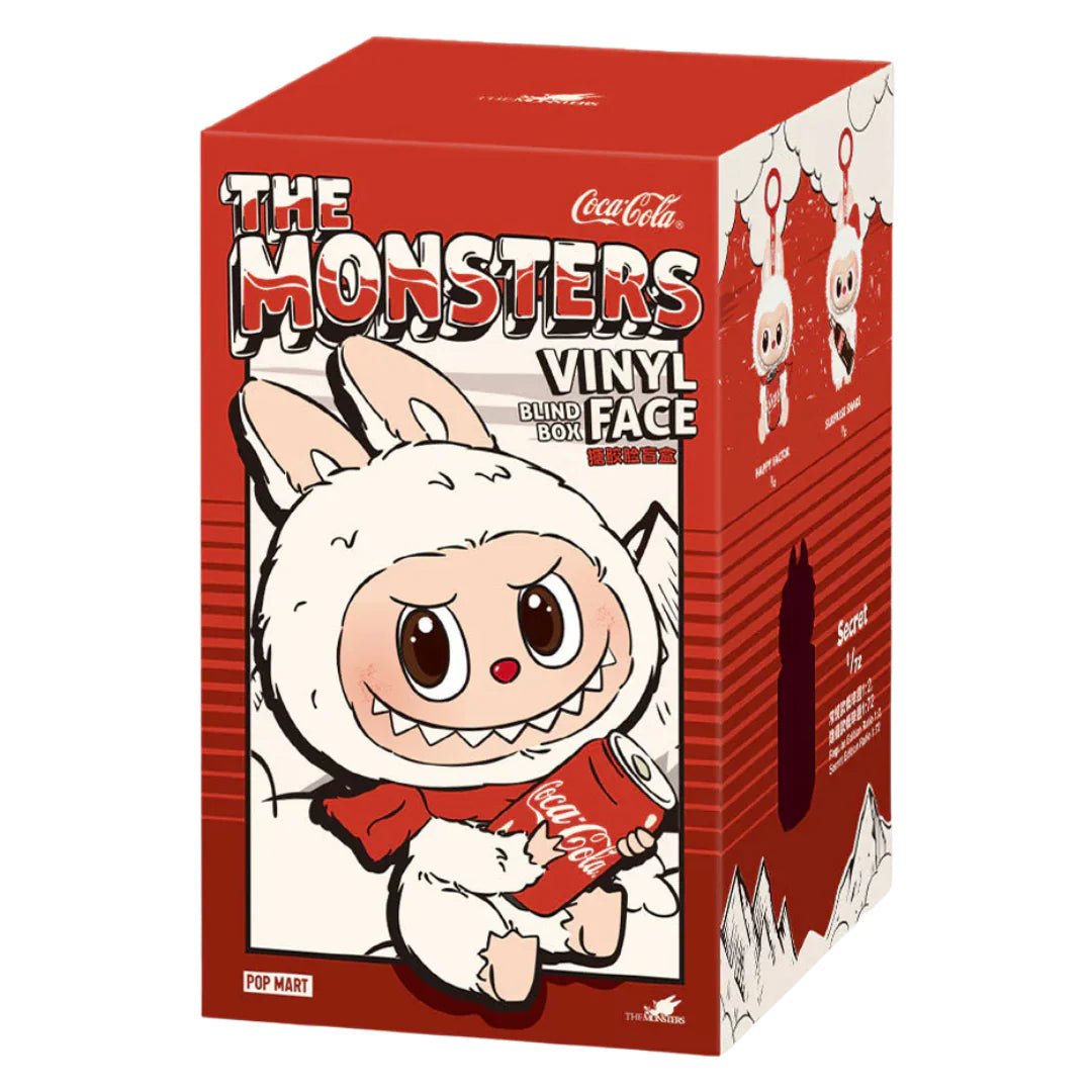Boneco Pop Mart Labubu The Monsters x Coca Cola Series Vinyl Face Plush Unidade - ByDunky - Store
