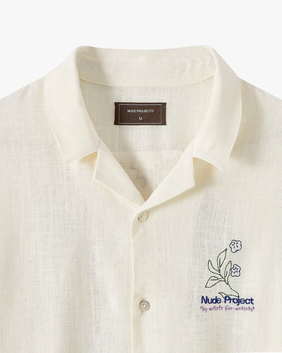 Camisa Nude Project Kimchi Resort Off White Branco - ByDunky - Store