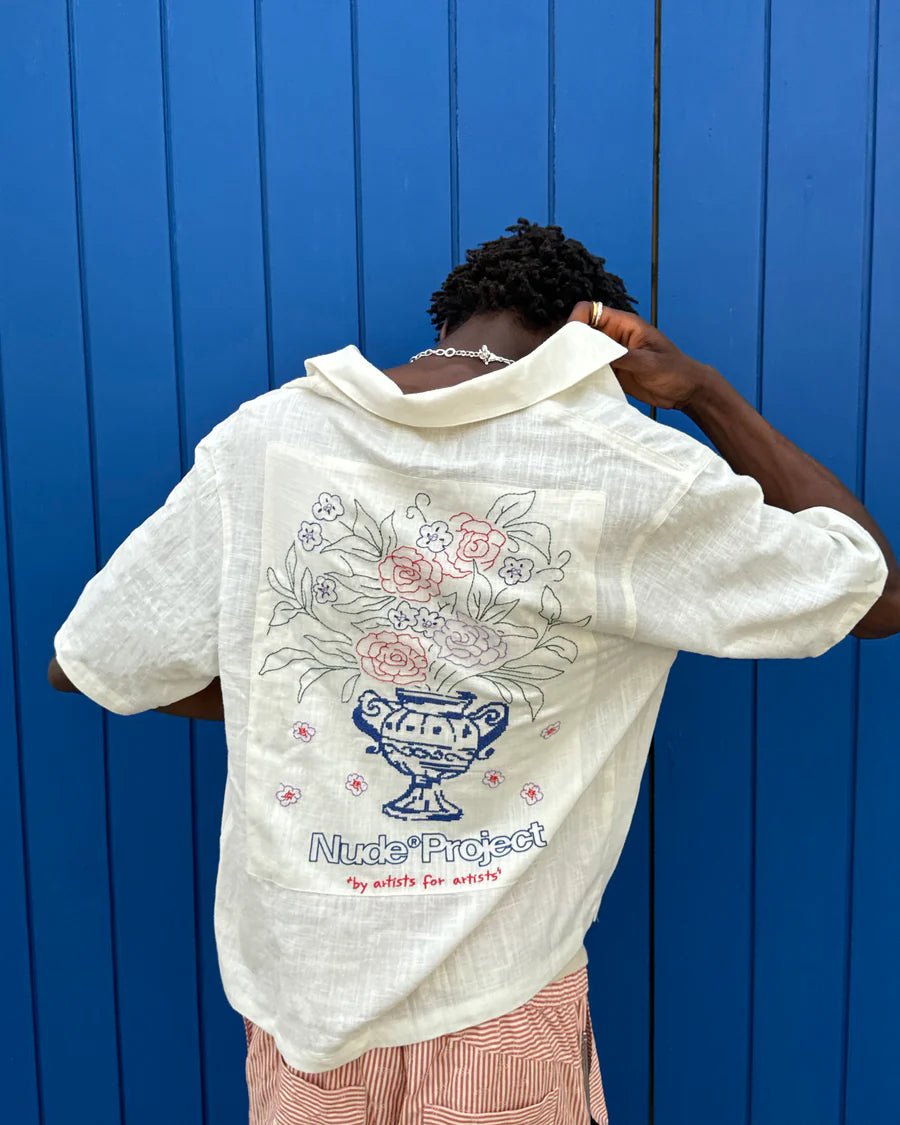 Camisa Nude Project Kimchi Resort Off White Branco - ByDunky - Store