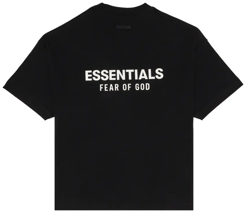 Camiseta Fear of God Essentials Jersey Crewneck Black FW24 Preto - ByDunky - Store