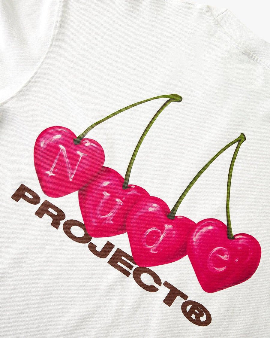 Camiseta Nude Project Cherry White Branco - ByDunky - Store