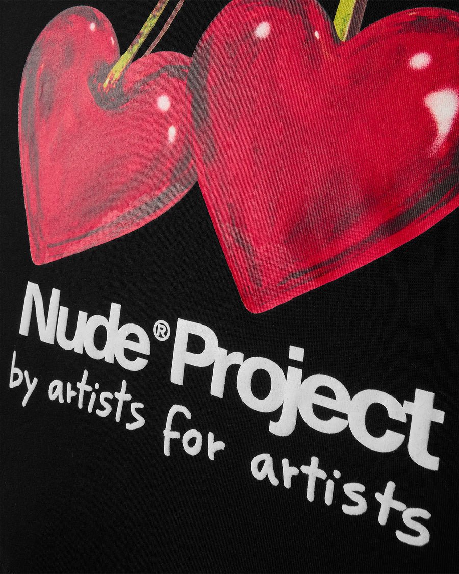 Camiseta Nude Project Juicy Cherry Black Preto - ByDunky - Store