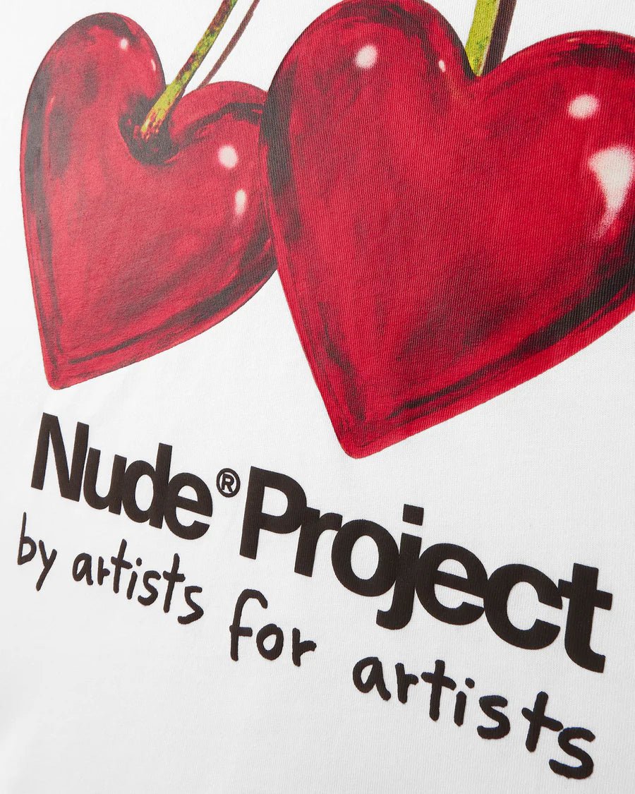 Camiseta Nude Project Juicy Cherry White Branco - ByDunky - Store