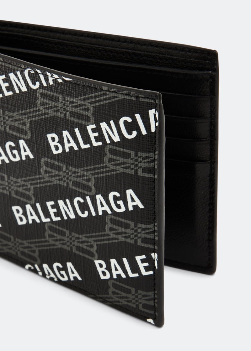 Carteira de Bolso Balenciaga Script Black Preto - ByDunky - Store