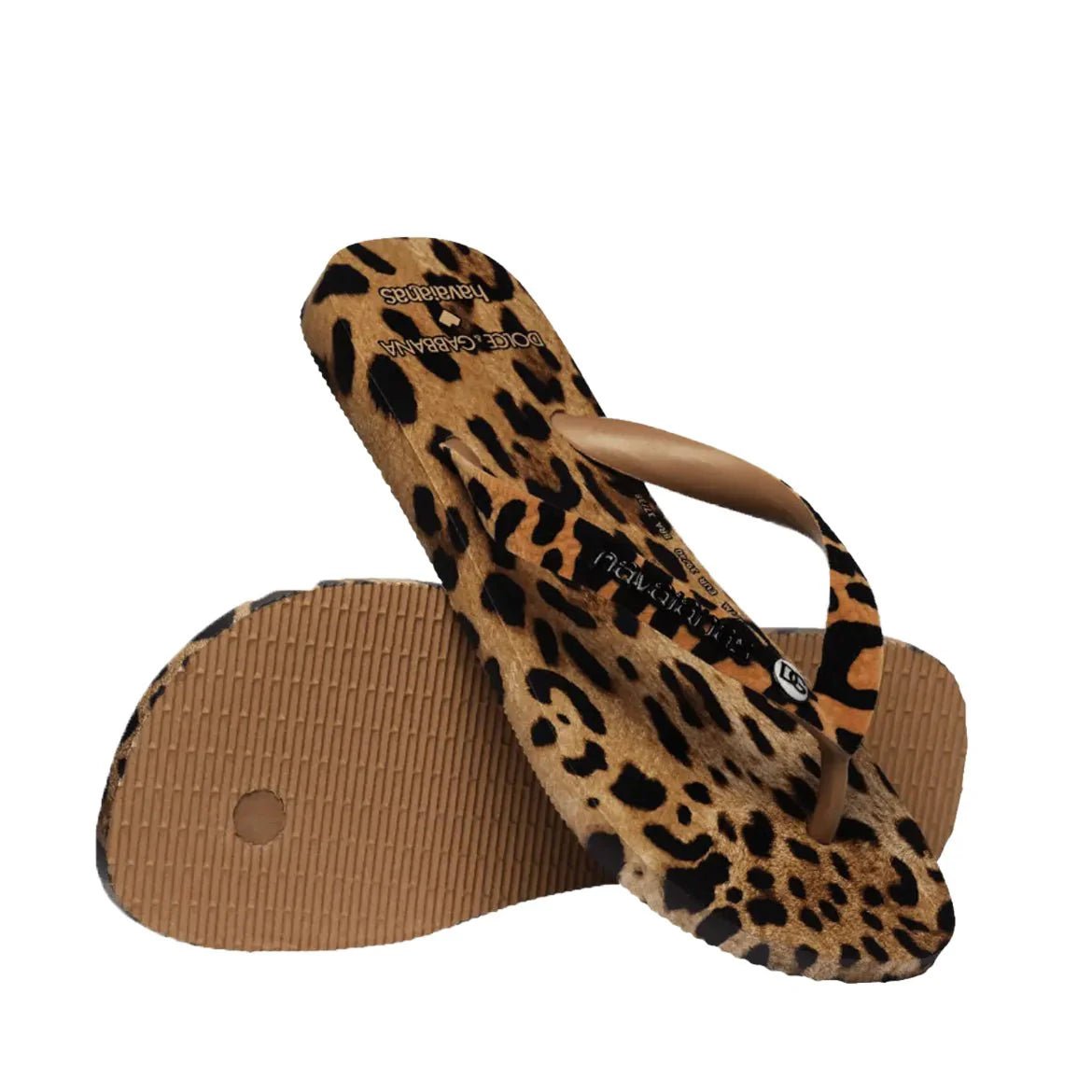Chinelo Havaianas x Dolce&Gabanna Leopard Marrom - ByDunky - Store
