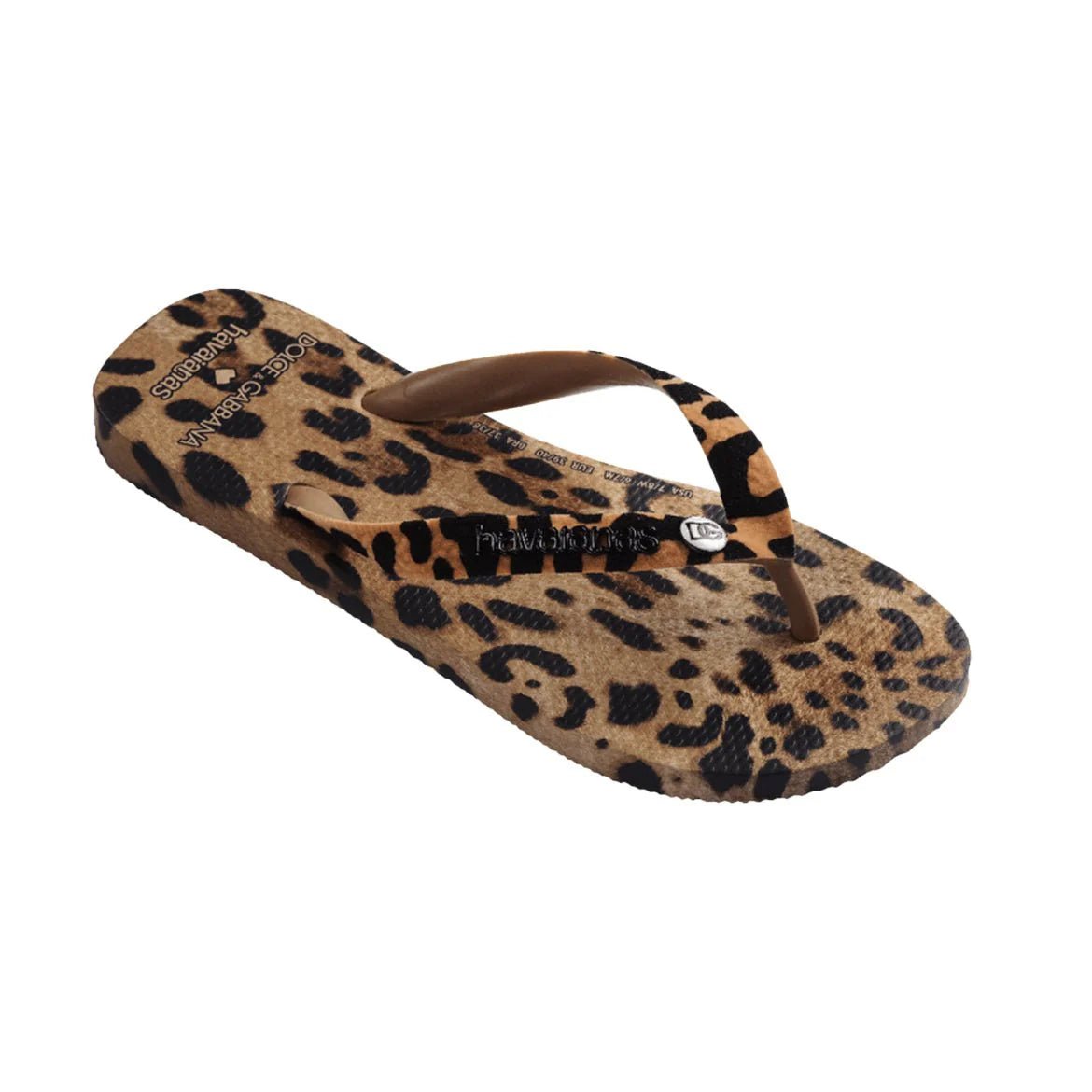 Chinelo Havaianas x Dolce&Gabanna Leopard Marrom - ByDunky - Store