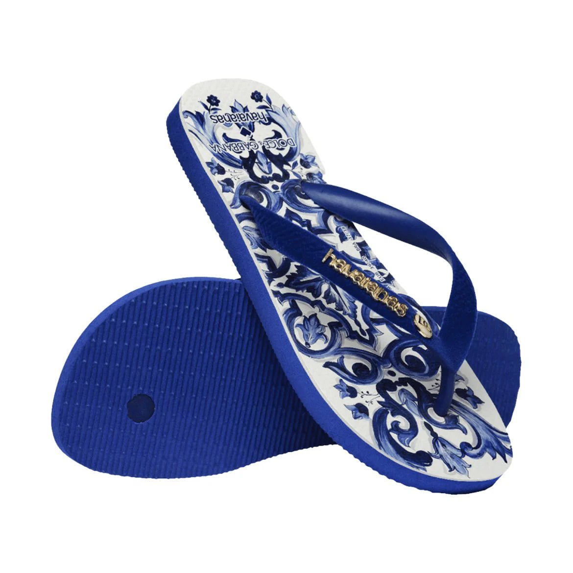 Chinelo Havaianas x Dolce&Gabbana Blu Mediterraneo Azul - ByDunky - Store