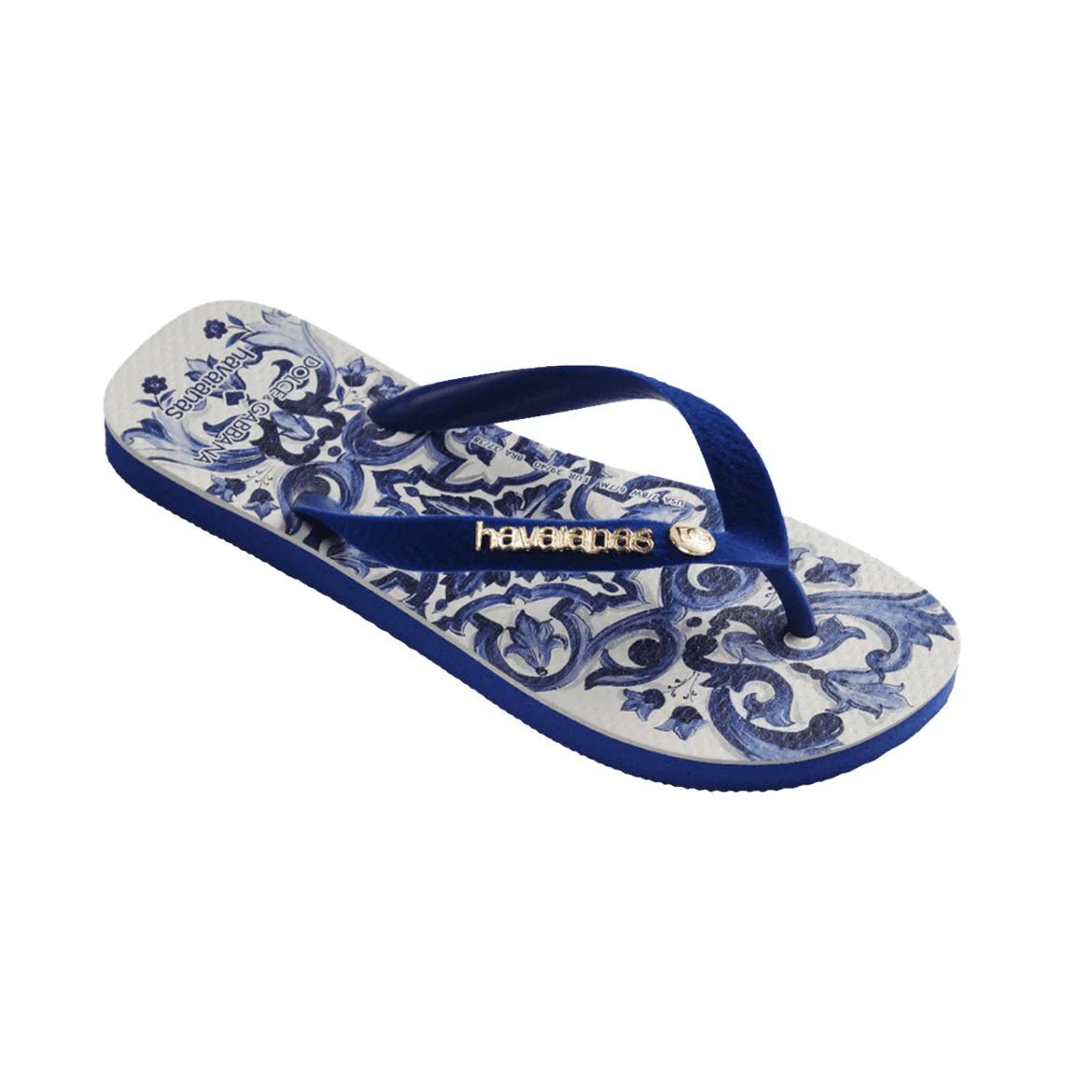 Chinelo Havaianas x Dolce&Gabbana Blu Mediterraneo Azul - ByDunky - Store