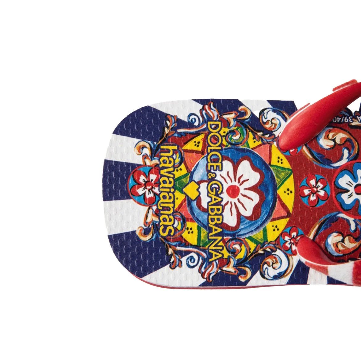 Chinelo Havaianas x Dolce&Gabbana Carreto Siciliano Vermelho - ByDunky - Store