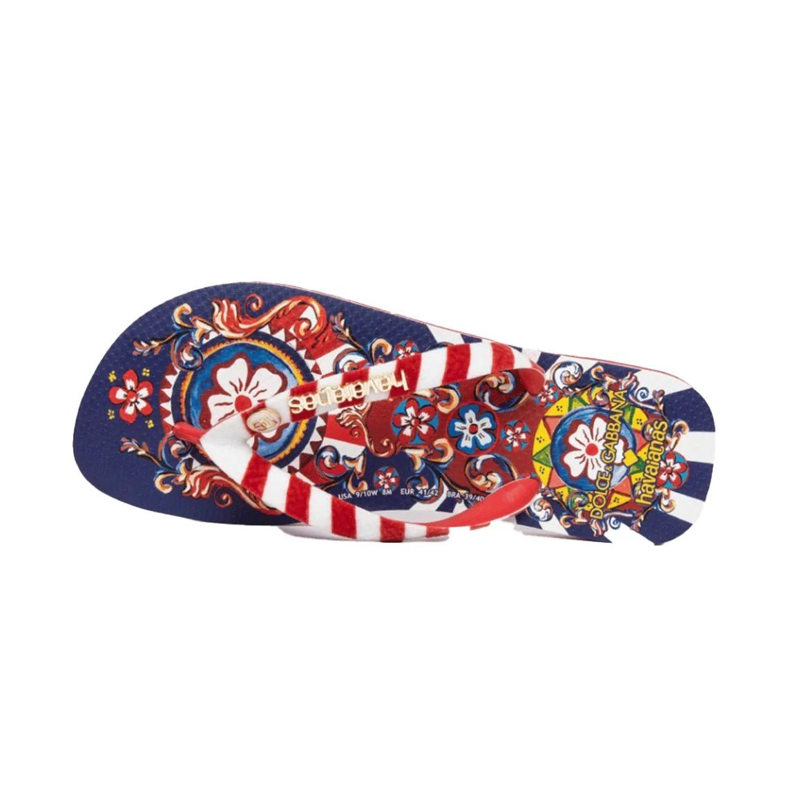 Chinelo Havaianas x Dolce&Gabbana Carreto Siciliano Vermelho - ByDunky - Store