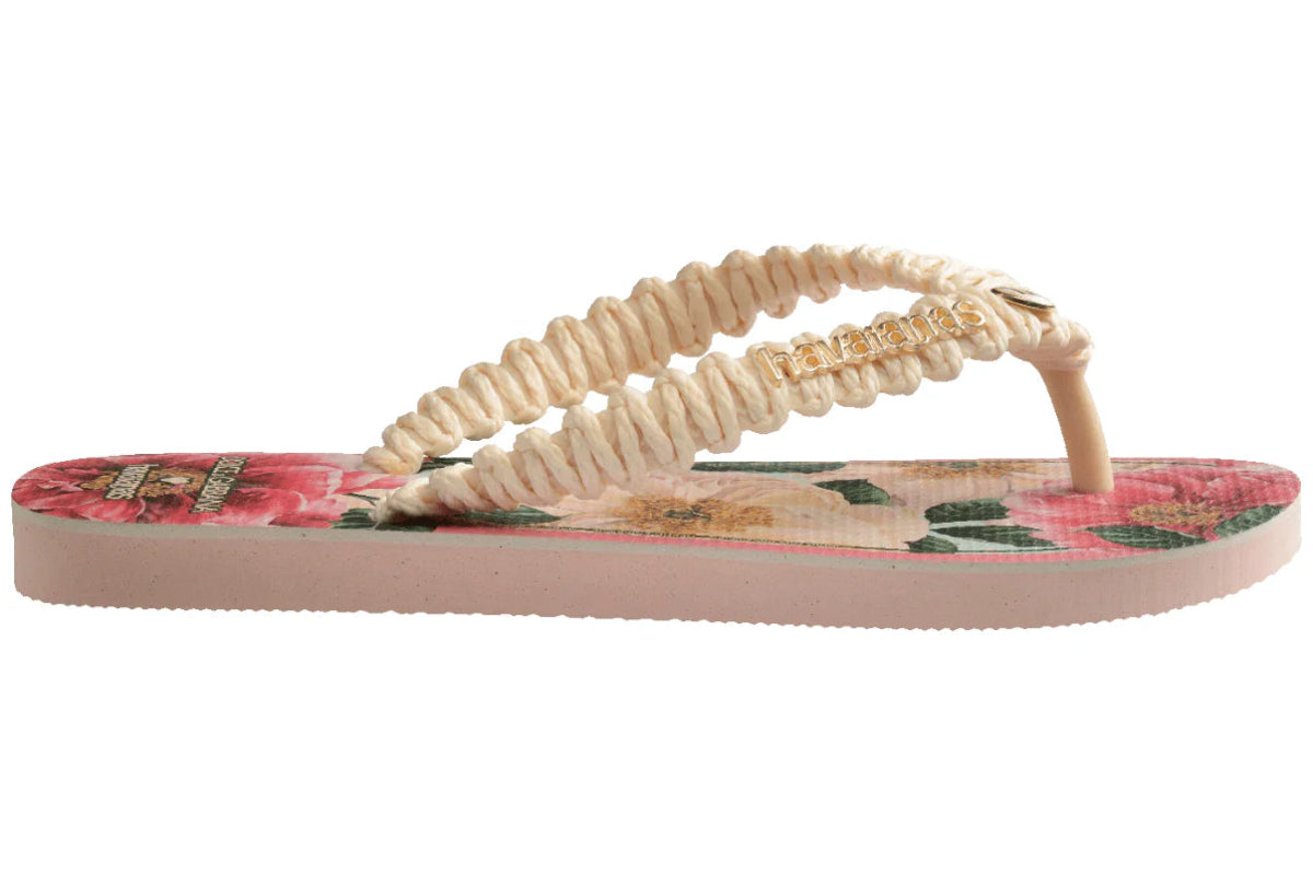 Chinelo Havaianas x Dolce&Gabbana Top Florals Rosa Ballet Rosa - ByDunky - Store