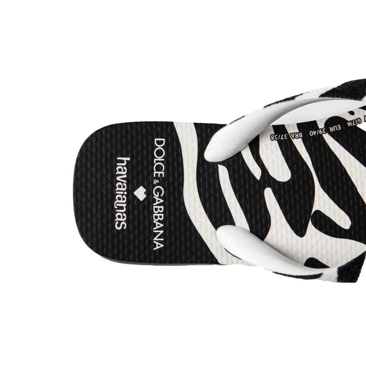 Chinelo Havainas x Dolce&Gabbana Zebra Preto - ByDunky - Store