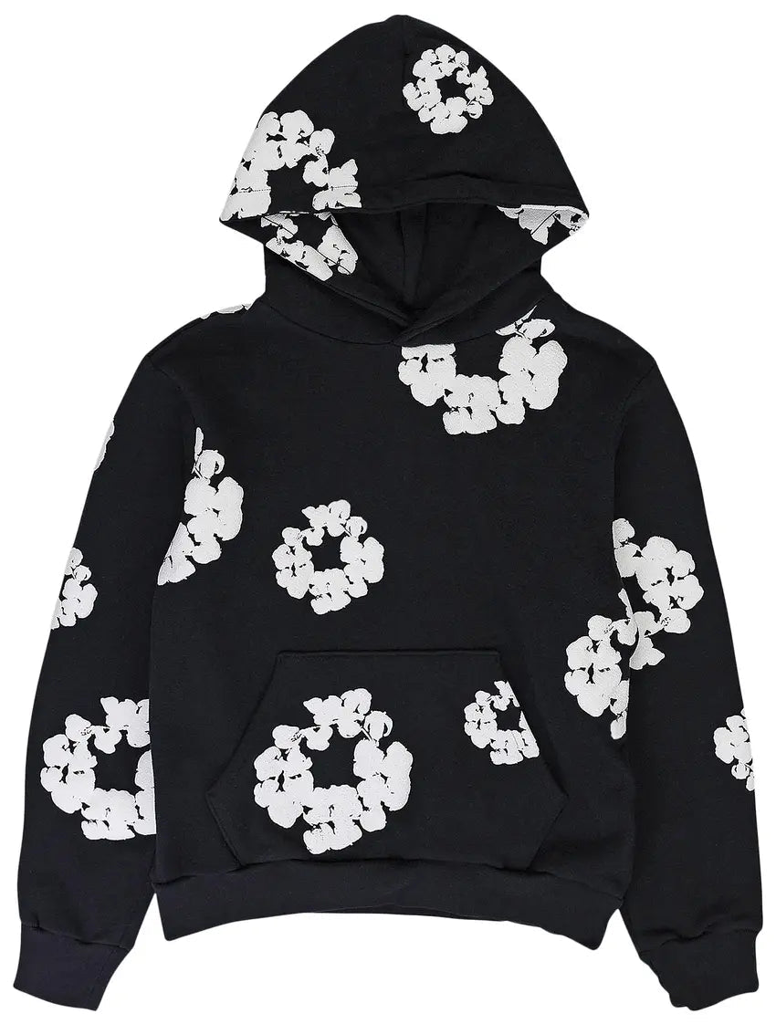 Moletom Denim Tears The Cotton Wreath Black Preto - ByDunky - Store
