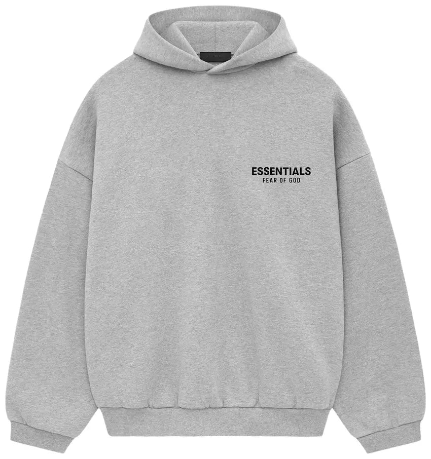 Moletom Fear of God Essentials Light Heather Grey FW 24 Cinza - ByDunky - Store