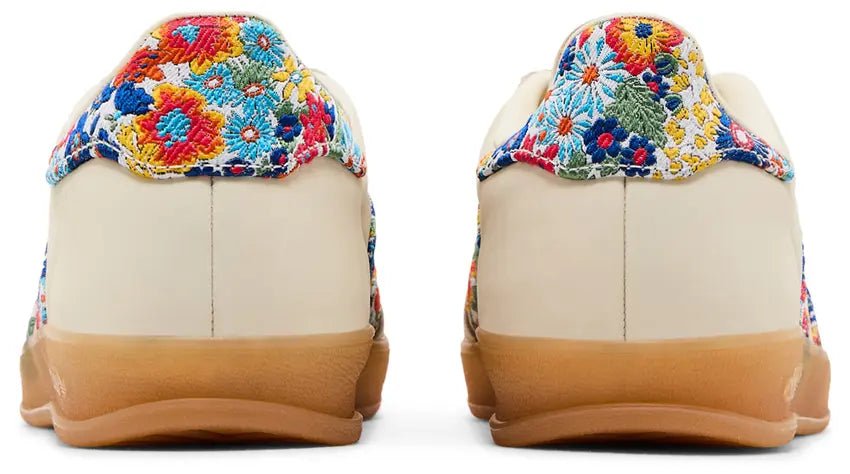 Tênis adidas Gazelle Indoor Floral Embroidery x Liberty London Bege - ByDunky - Store