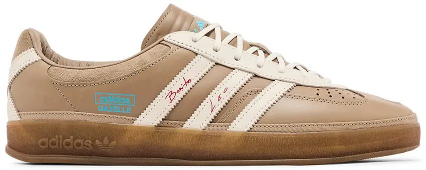Tênis adidas Gazelle Indoor La Voz De Los Fans x Bad Bunny x Lionel Messi Marrom - ByDunky - Store