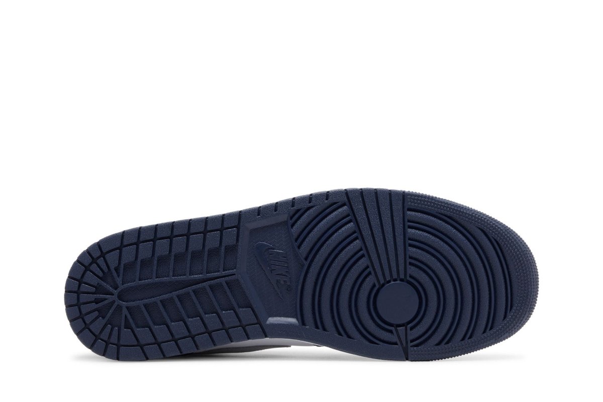 Tênis Air Jordan 1 Low Midnight Navy Wolf Grey Azul Marinho - ByDunky - Store