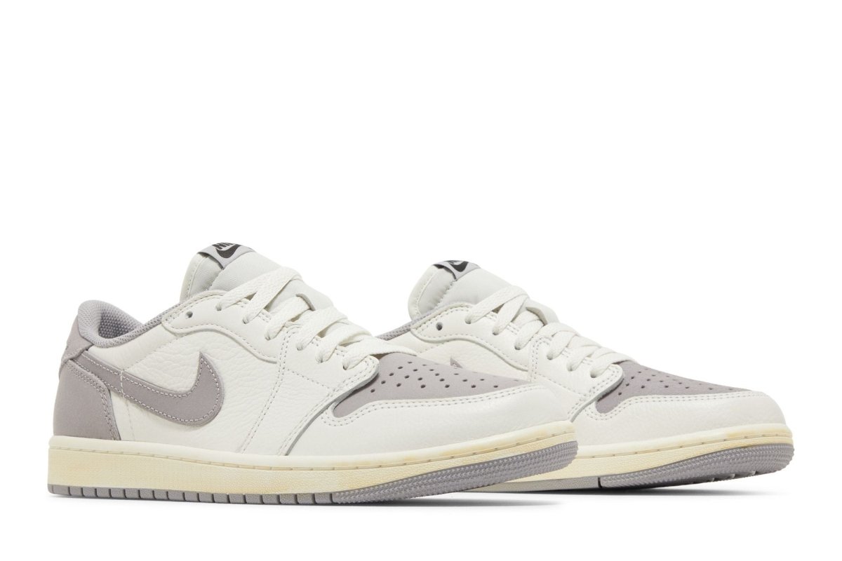 Tênis Air Jordan 1 Low Og Atmosphere Grey Branco - ByDunky - Store