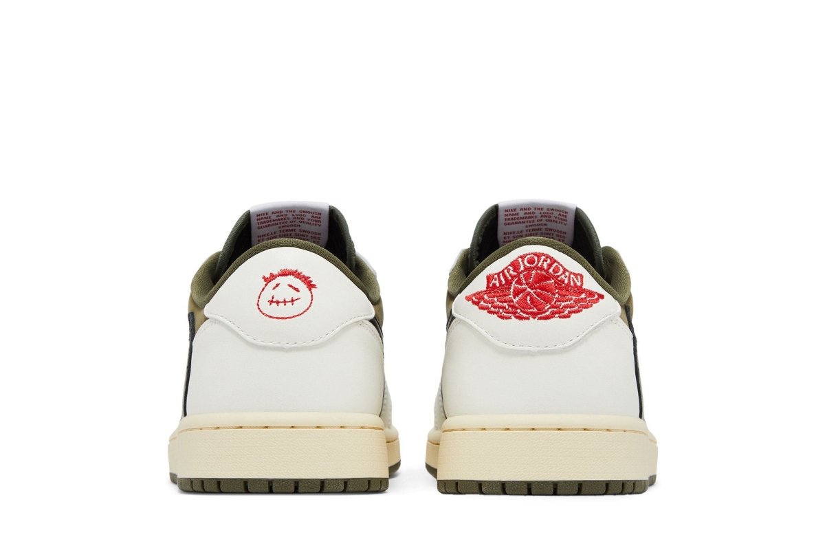 Tênis Air Jordan 1 Low Og Sp x Travis Scoot Medium Olive Verde - ByDunky - Store