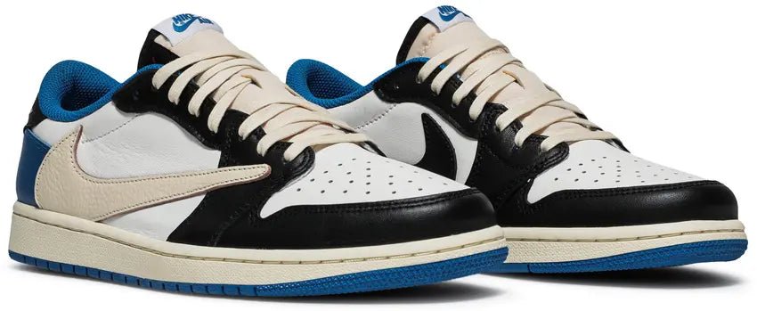 Tênis Air Jordan 1 Low OG SP x Travis Scott x Fragment Azul - ByDunky - Store