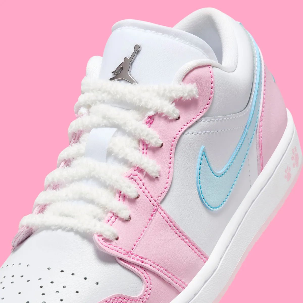 Tênis Air Jordan 1 Low Paw Print Rosa - ByDunky - Store