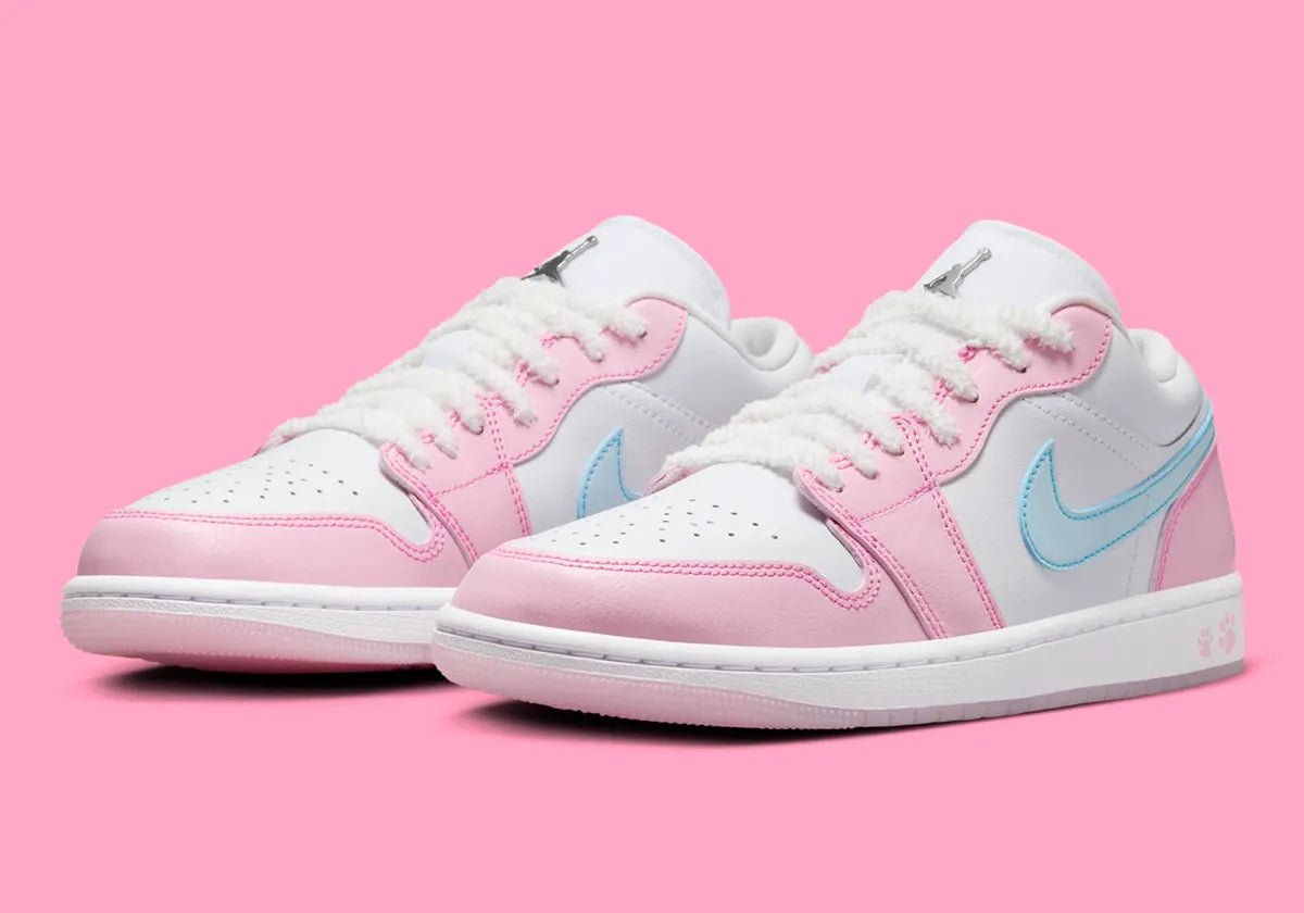Tênis Air Jordan 1 Low Paw Print Rosa - ByDunky - Store