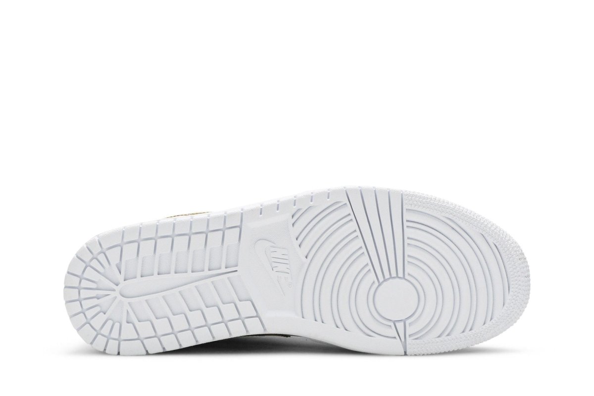 Tênis Air Jordan 1 Low White Metallic Gold Branco - ByDunky - Store