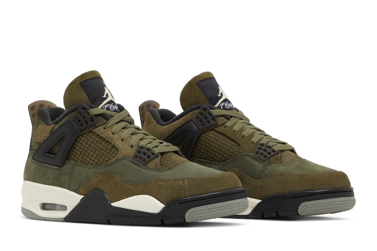 Tênis Air Jordan 4 Craft Medium Olive Verde - ByDunky - Store
