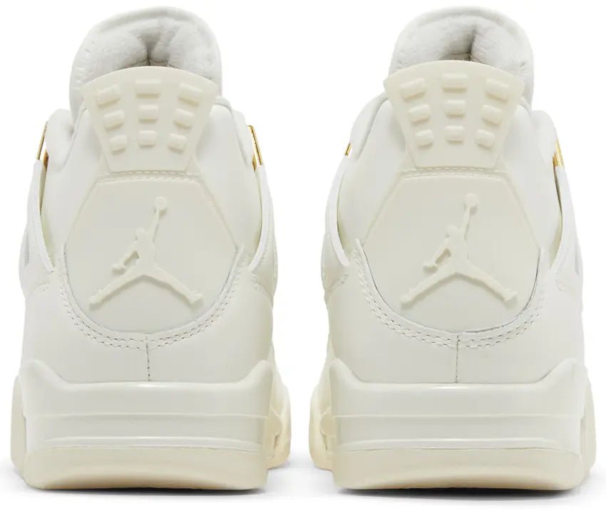 Tênis Air Jordan 4 Metallic Gold Branco - ByDunky - Store