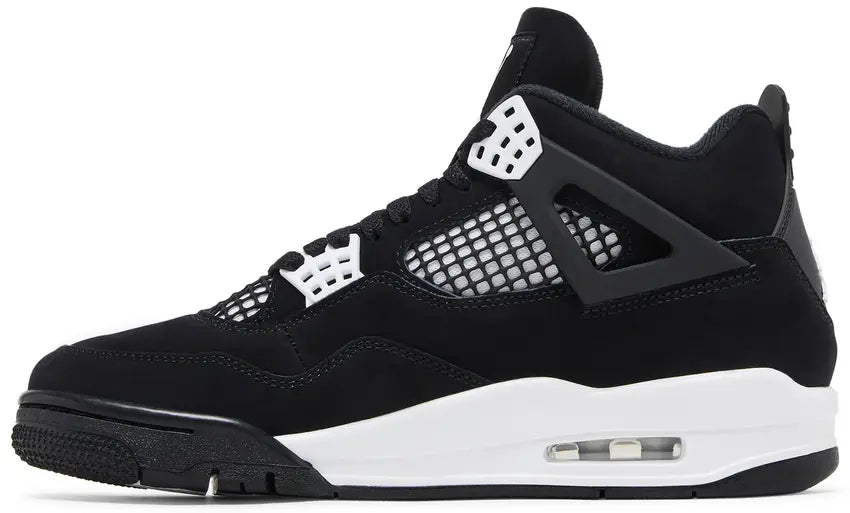 Tênis Air Jordan 4 Retro White Thunder Preto - ByDunky - Store