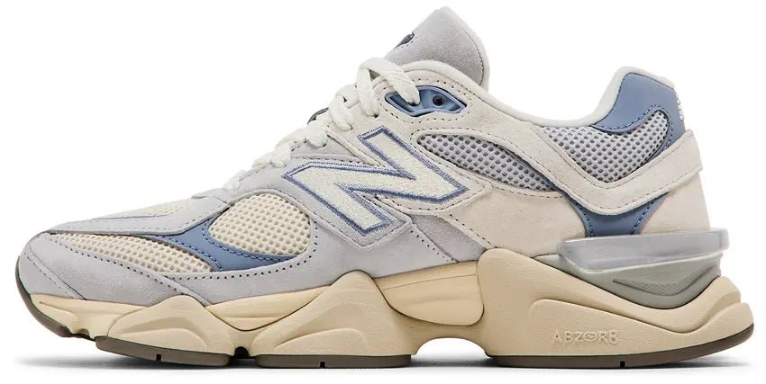 Tênis New Balance 9060 Pearl Grey Linen Bege - ByDunky - Store