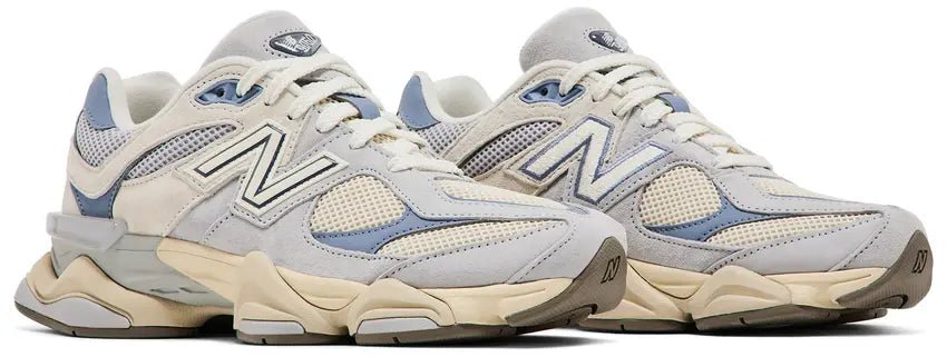 Tênis New Balance 9060 Pearl Grey Linen Bege - ByDunky - Store