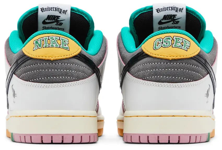Tênis Nike Sb Dunk Low Pro x CSEF White Branco - ByDunky - Store