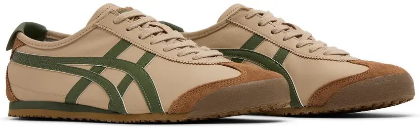 Tênis Onitsuka Tiger Mexico 66 Biege Grass Green Marrom - ByDunky - Store