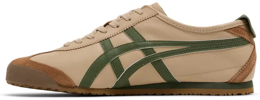 Tênis Onitsuka Tiger Mexico 66 Biege Grass Green Marrom - ByDunky - Store