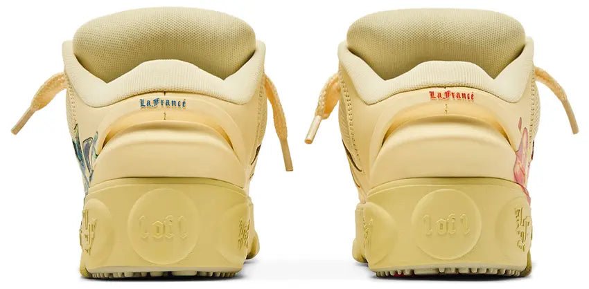 Tênis Puma LaFrancé Airbrush x Lamelo Ball Creamy Vanilla Desert Dust Amarelo - ByDunky - Store