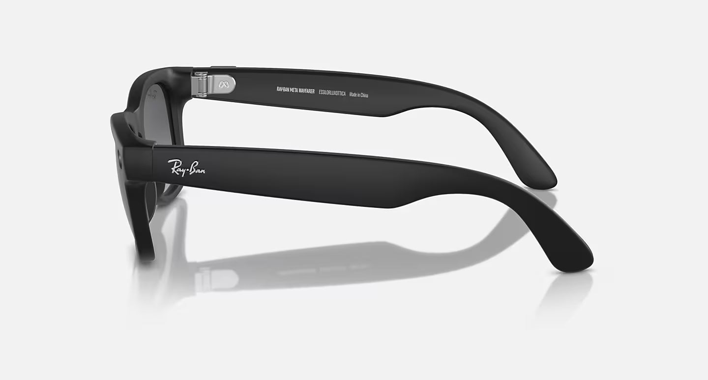 Óculos Ray Ban x Meta Wayfarer Preto