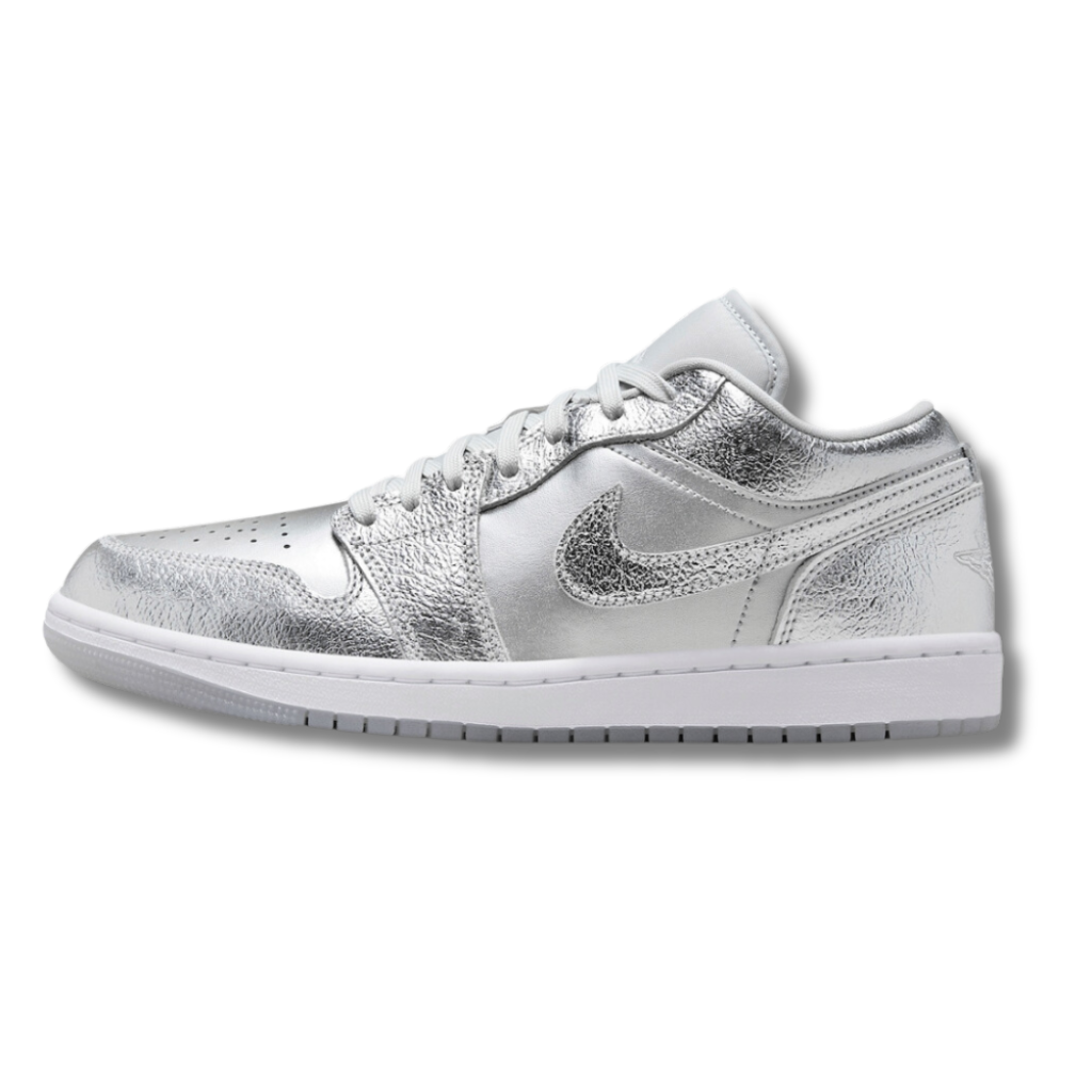 Air Jordan 1 Low SE Silver Metallic