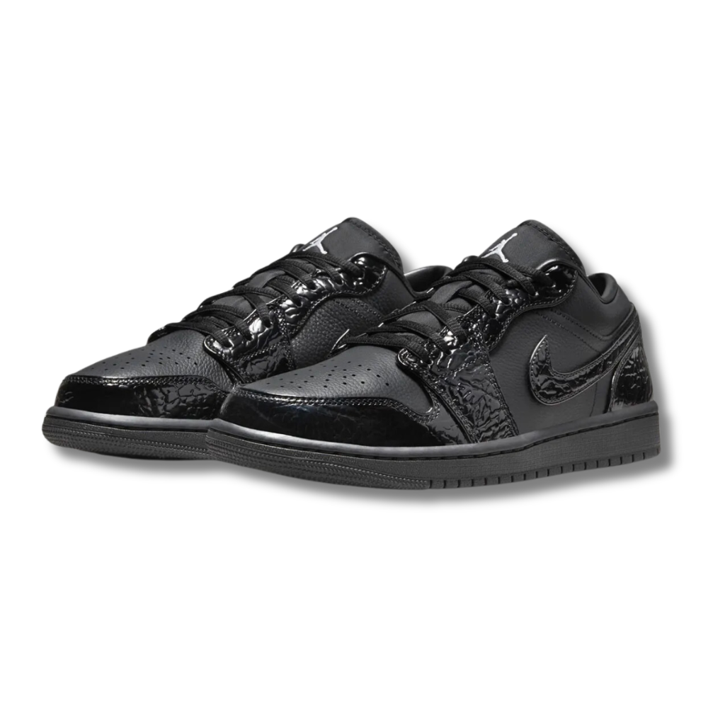 Air Jordan 1 Low Black Croc