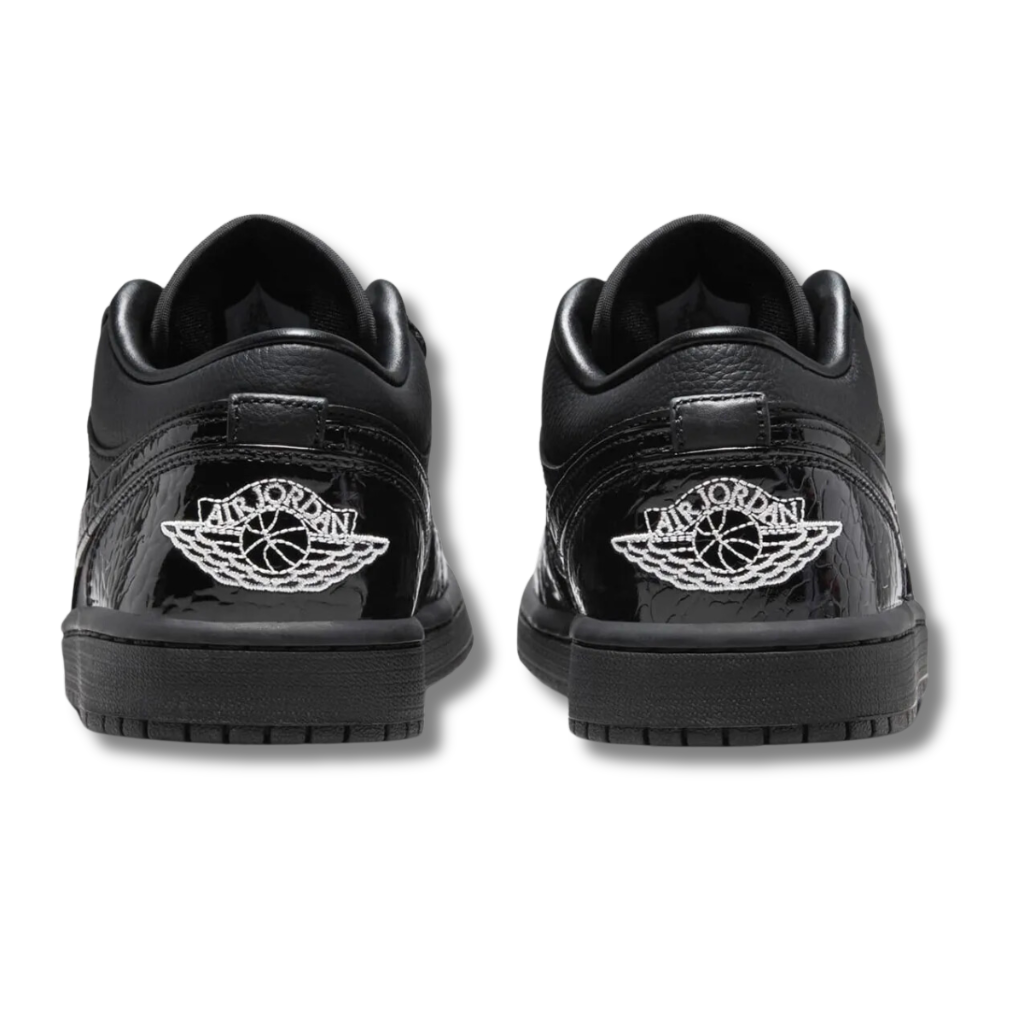 Air Jordan 1 Low Black Croc