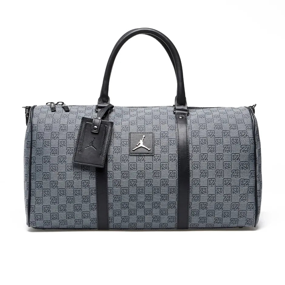 Bolsa Duffel Bag Jordan Monogram Dark Smoke Grey Preto - ByDunky - Store