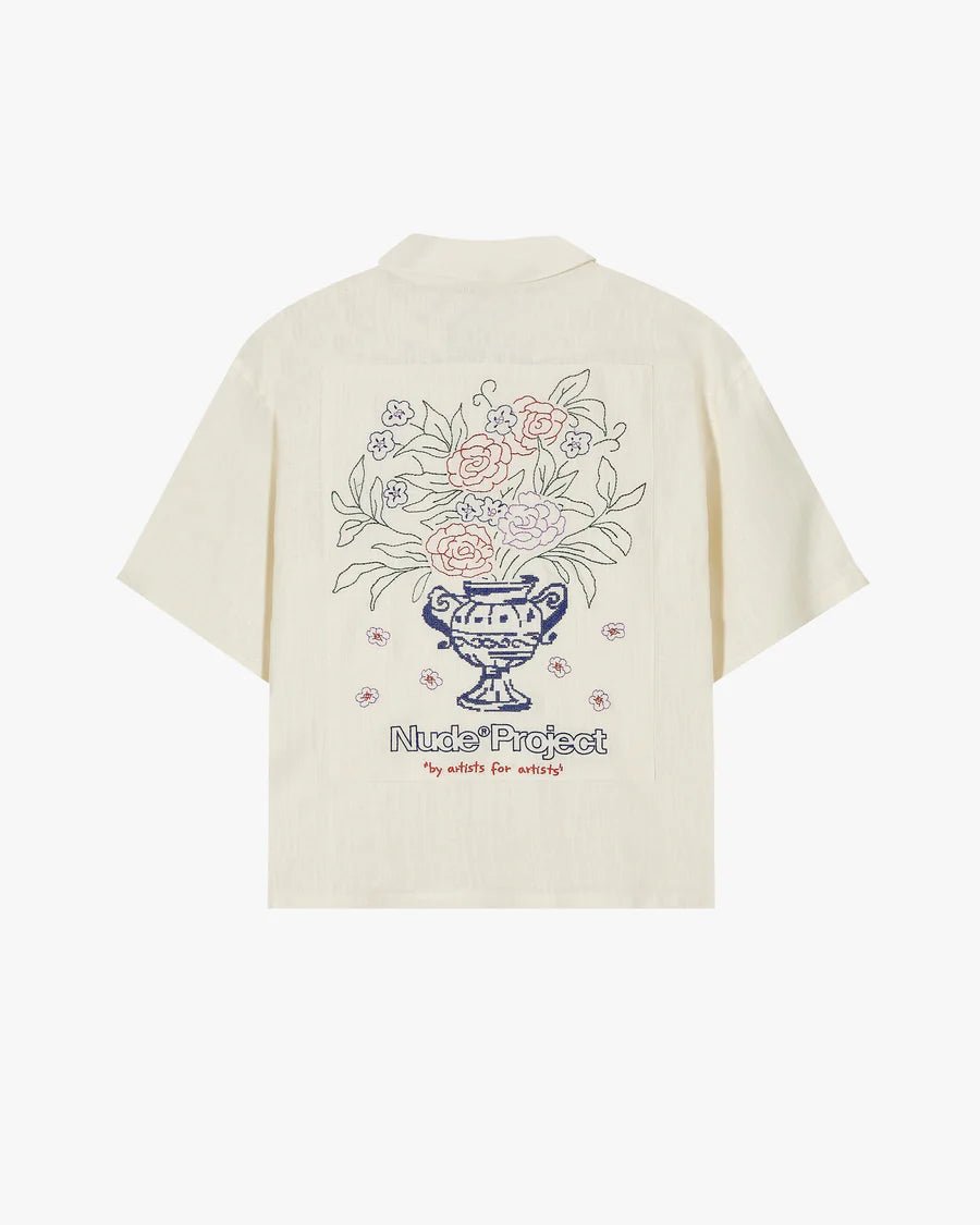 Camisa Nude Project Kimchi Resort Off White Branco - ByDunky - Store