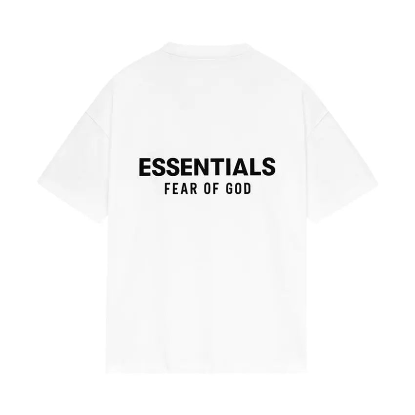 Camiseta Fear of God Essentials Bright White Branco - ByDunky - Store