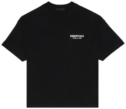 Camiseta Fear of God Essentials Jersey Crewneck Black FW24 Preto - ByDunky - Store