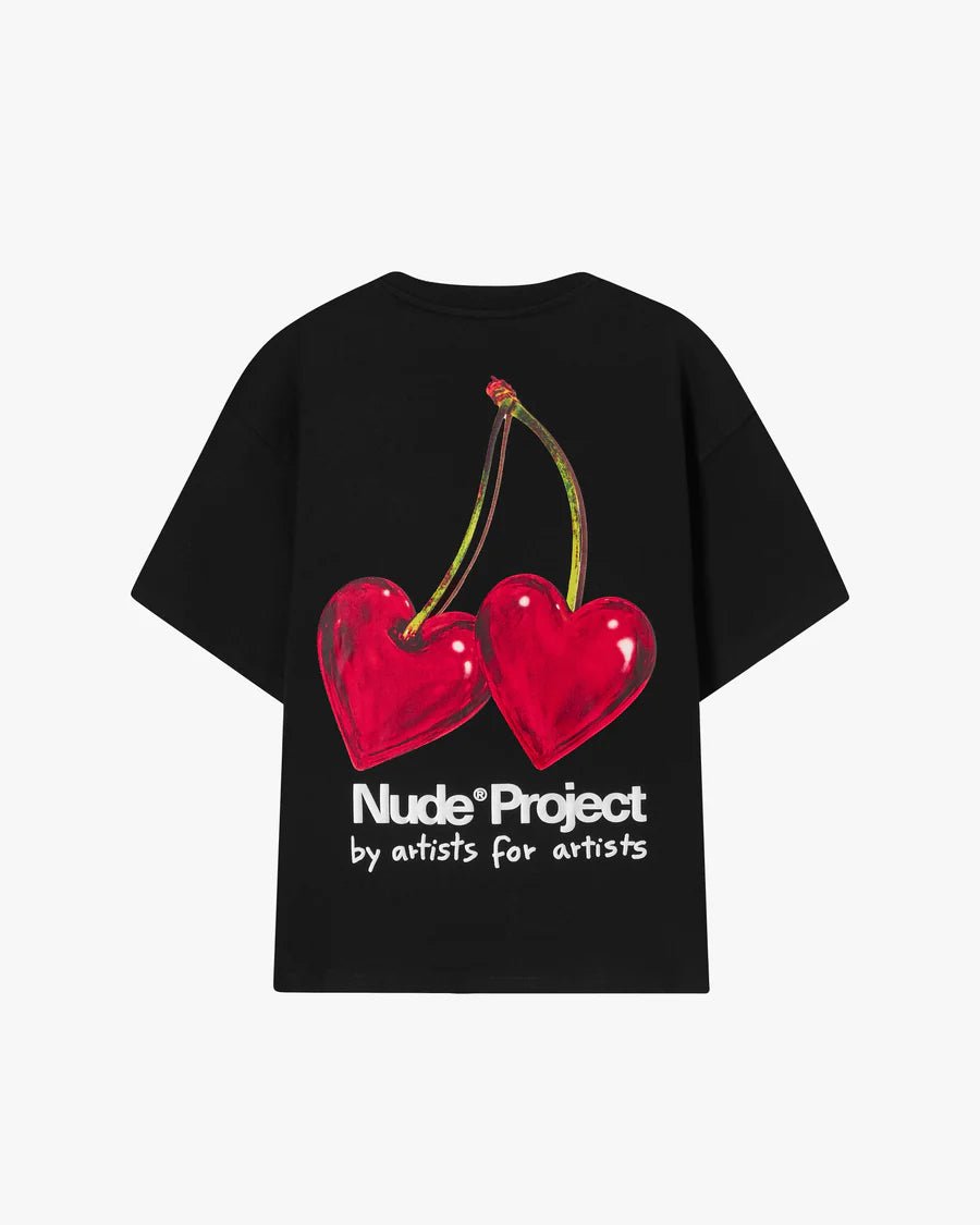 Camiseta Nude Project Juicy Cherry Black Preto - ByDunky - Store